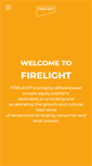Mobile Screenshot of firelightcapital.com
